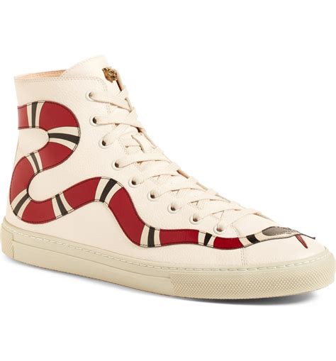 gucci high top sneakers replica|Gucci snake high top sneakers.